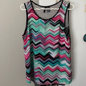 Chevron tank top